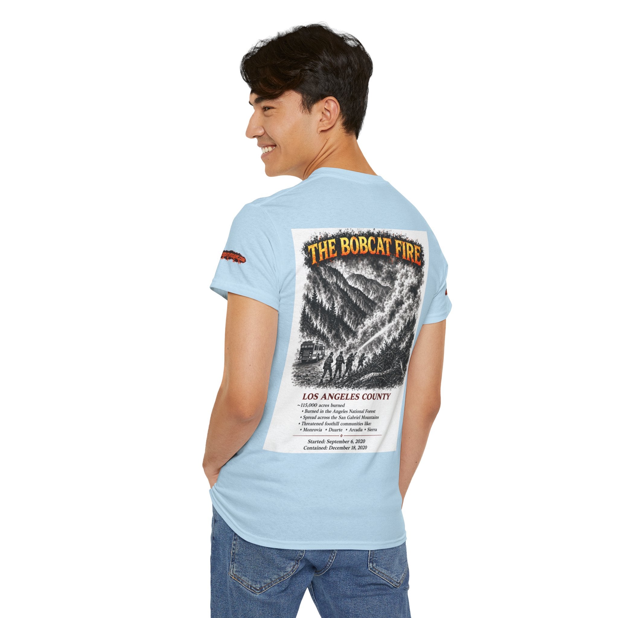 I Survived 2020 — S2:E2 "The Bobcat Fire" | Wildfire Edition Memorial Unisex Heavy Cotton Tee (SPECIAL EDITION)