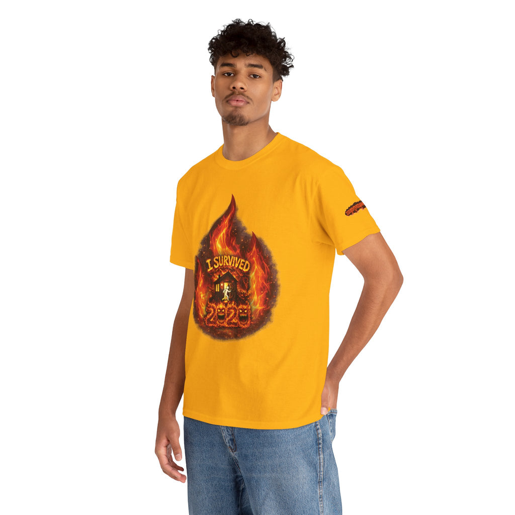 I Survived 2020 — Director's Cut S2:E1 "Berry Creek" | Wildfire Edition Memorial Unisex Heavy Cotton Tee (SPECIAL EDITION)