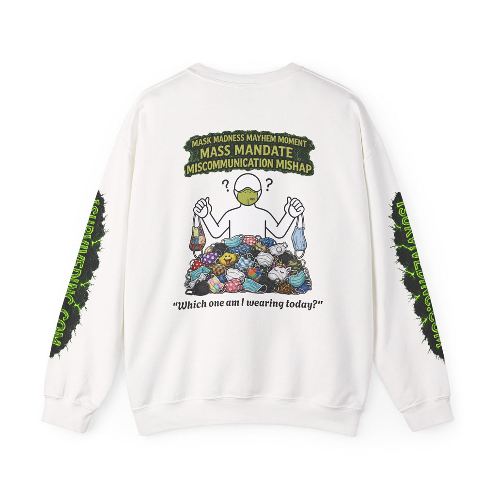 I Survived 2020 — S1:E4 "Mask Madness Mayhem Moment" | Pandemic Edition Unisex Heavy Blend™ Crewneck Sweatshirt