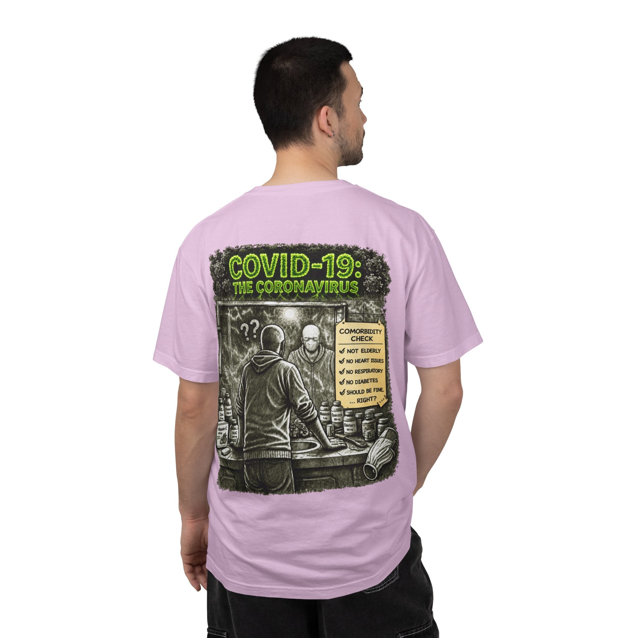 I Survived 2020 —  PANDEMIC S1:E1: Director's Cut "COVID-19: The Coronavirus" Unisex Garment-Dyed T-shirt