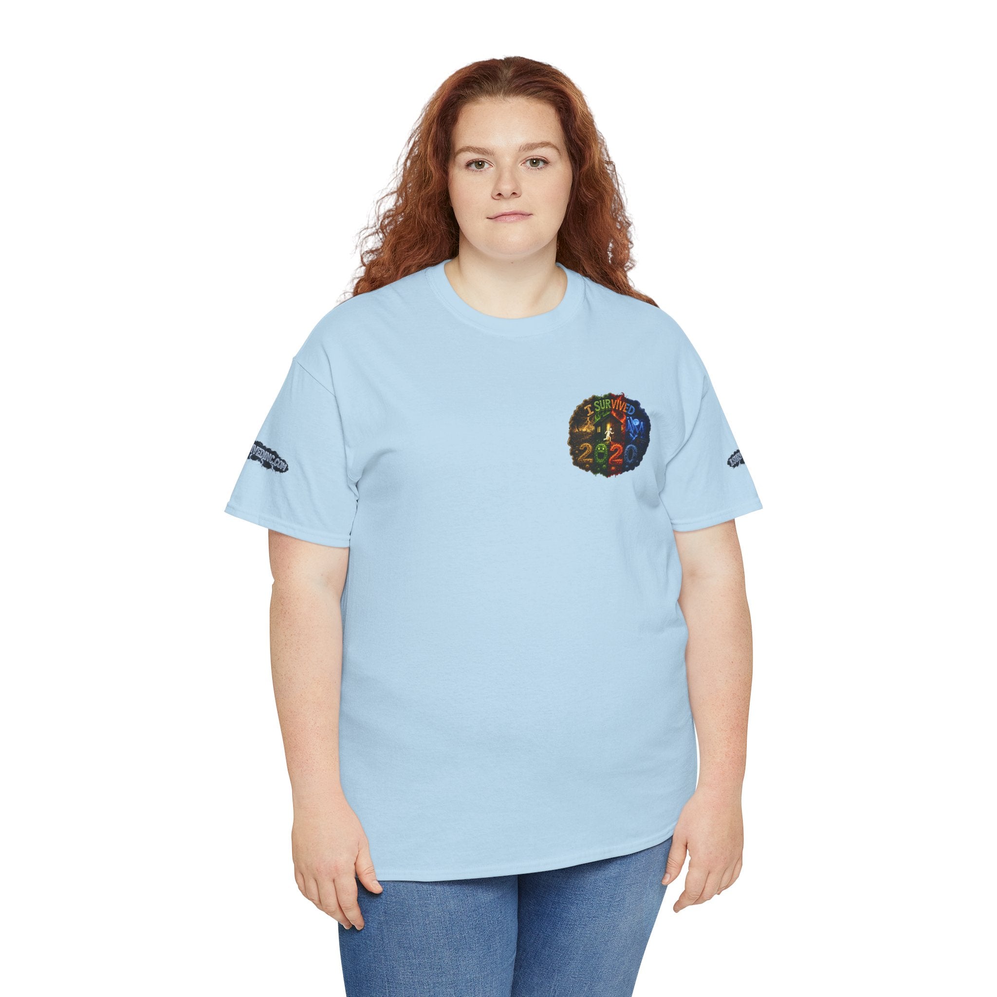 I Survived 2020 — "No Signal" Test Pattern Tee Alien Broadcast Finale Special Edition Summer Premiere Unisex Heavy Cotton Tee