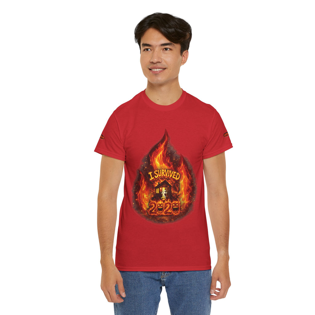 I Survived 2020 — Director's Cut S2:E4 "Western U.S. Wildfire Season" | Mid-Season Finale Pt. 1 | Wildfire Edition Memorial Unisex Heavy Cotton Tee (SPECIAL EDITION)