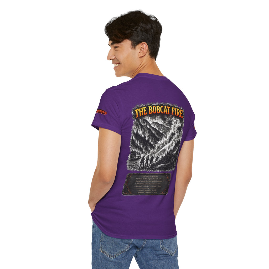 I Survived 2020 — Director's Cut S2:E2 "The Bobcat Fire" | Wildfire Edition Memorial Unisex Heavy Cotton Tee (SPECIAL EDITION)