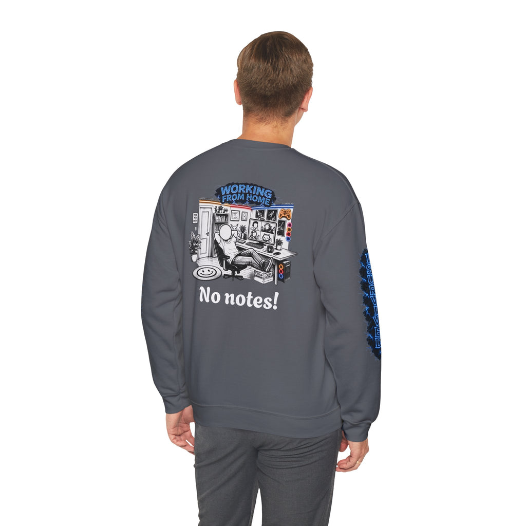 I Survived 2020 — LOCKDOWN S3:E4: Director's Cut "Working From Home" Unisex Heavy Blend™ Crewneck Sweatshirt