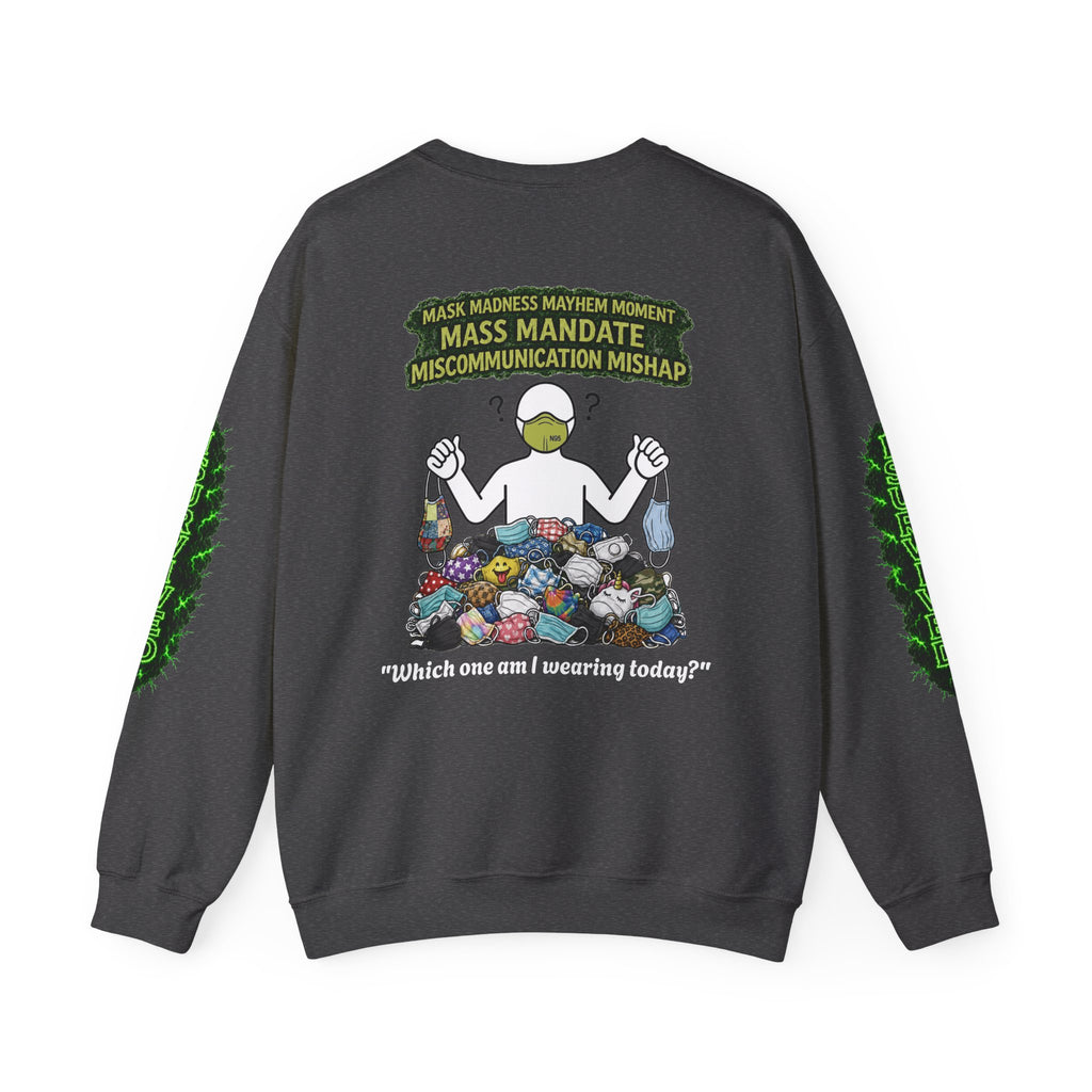I Survived 2020 — Director's Cut S1:E4 "Mask Madness Mayhem Moment" | Pandemic Edition Unisex Heavy Blend™ Crewneck Sweatshirt