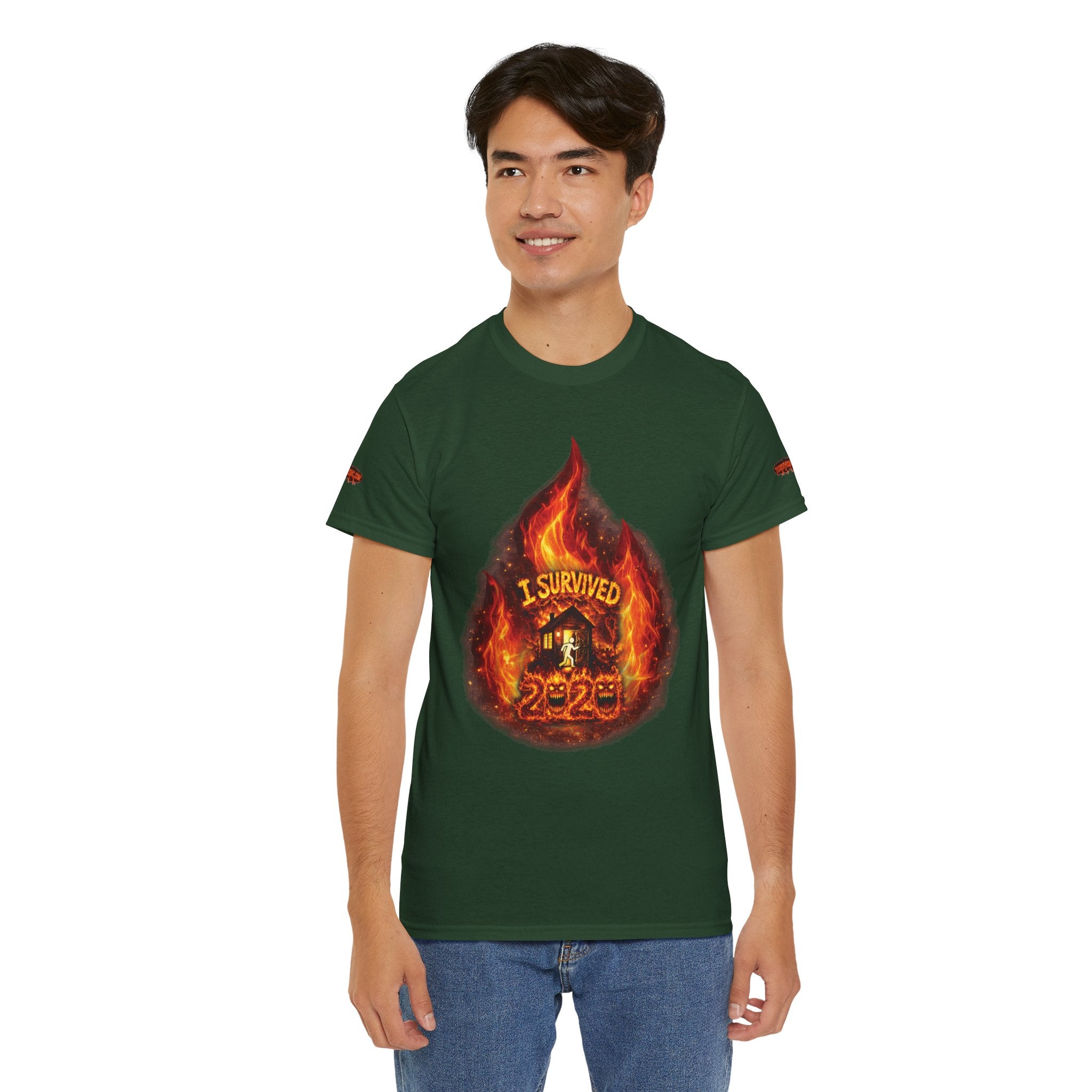 I Survived 2020 — Director's Cut S2:E3 "The California Wildfires" | Wildfire Edition Memorial Unisex Heavy Cotton Tee (SPECIAL EDITION)
