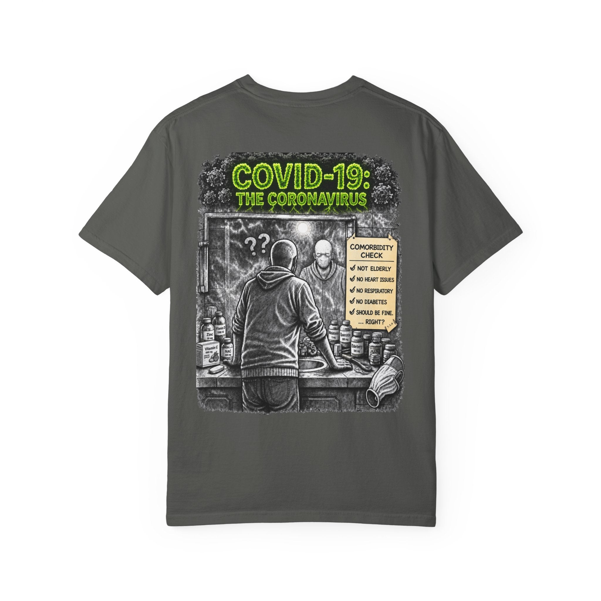 I Survived 2020 — S1:E1 "COVID-19: The Coronavirus" | Pandemic Edition Unisex Garment-Dyed T-shirt