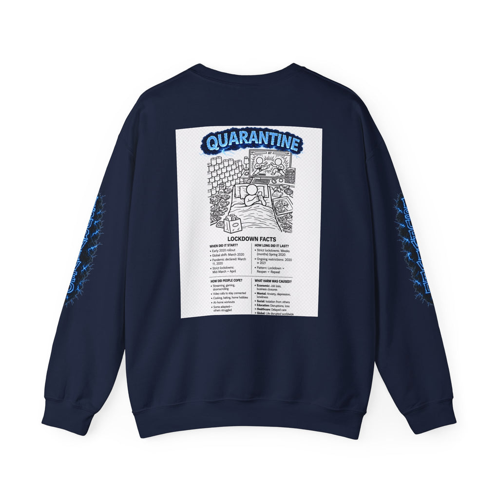 I Survived 2020 — Director's Cut S3:E1 "Quarantine" | Lockdown Edition Documentary Unisex Heavy Blend™ Crewneck Sweatshirt