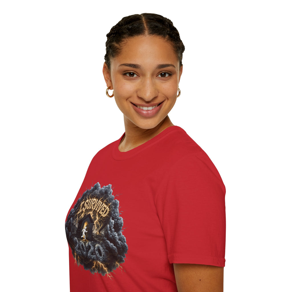 I Survived 2020 — Director's Cut Original Design Teaser Tee | Season 1 Premiere Drop Unisex Softstyle T-Shirt