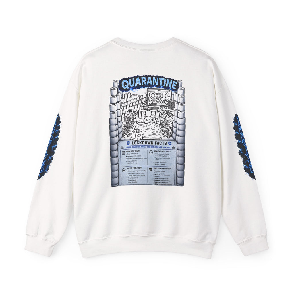 I Survived 2020 —  LOCKDOWN S3:E1: Director's Cut Special Edition "Quarantine" Unisex Heavy Blend™ Crewneck Sweatshirt