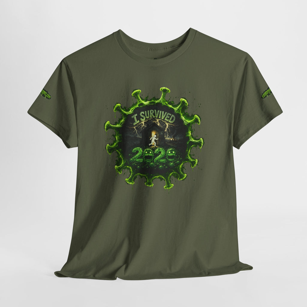 I Survived 2020 — Director's Cut S1:E1 "COVID-19: The Coronavirus" | Pandemic Edition Unisex Heavy Cotton Tee (SPECIAL EDITION)