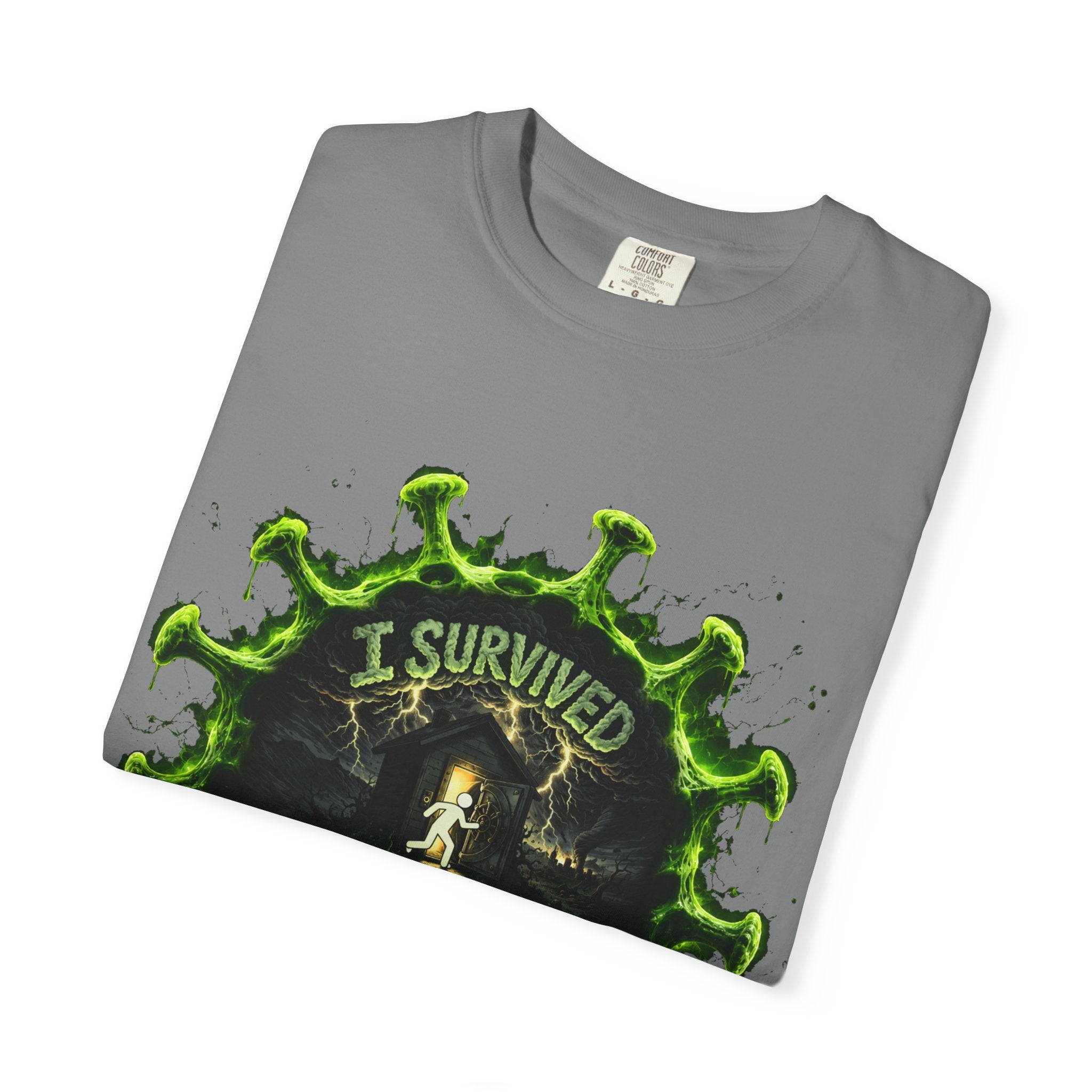 I Survived 2020 — Director's Cut S1:E5 "Delivery Doomsday" | Pandemic Edition Unisex Garment-Dyed T-shirt