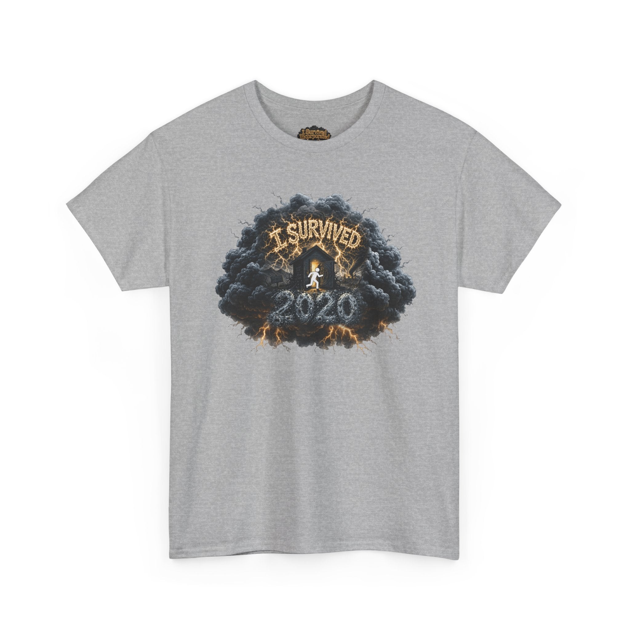 I Survived 2020 —  Deriector's Cut Original Design Teaser Tee | Season 1 Premiere Drop Unisex Heavy Cotton Tee