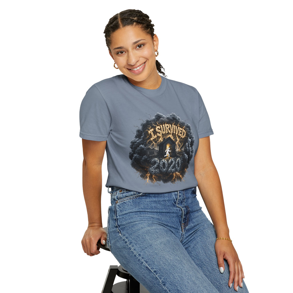 I Survived 2020 — Director's Cut Original Design Teaser Tee | Season 1 Premiere Drop Unisex Garment-Dyed T-shirt