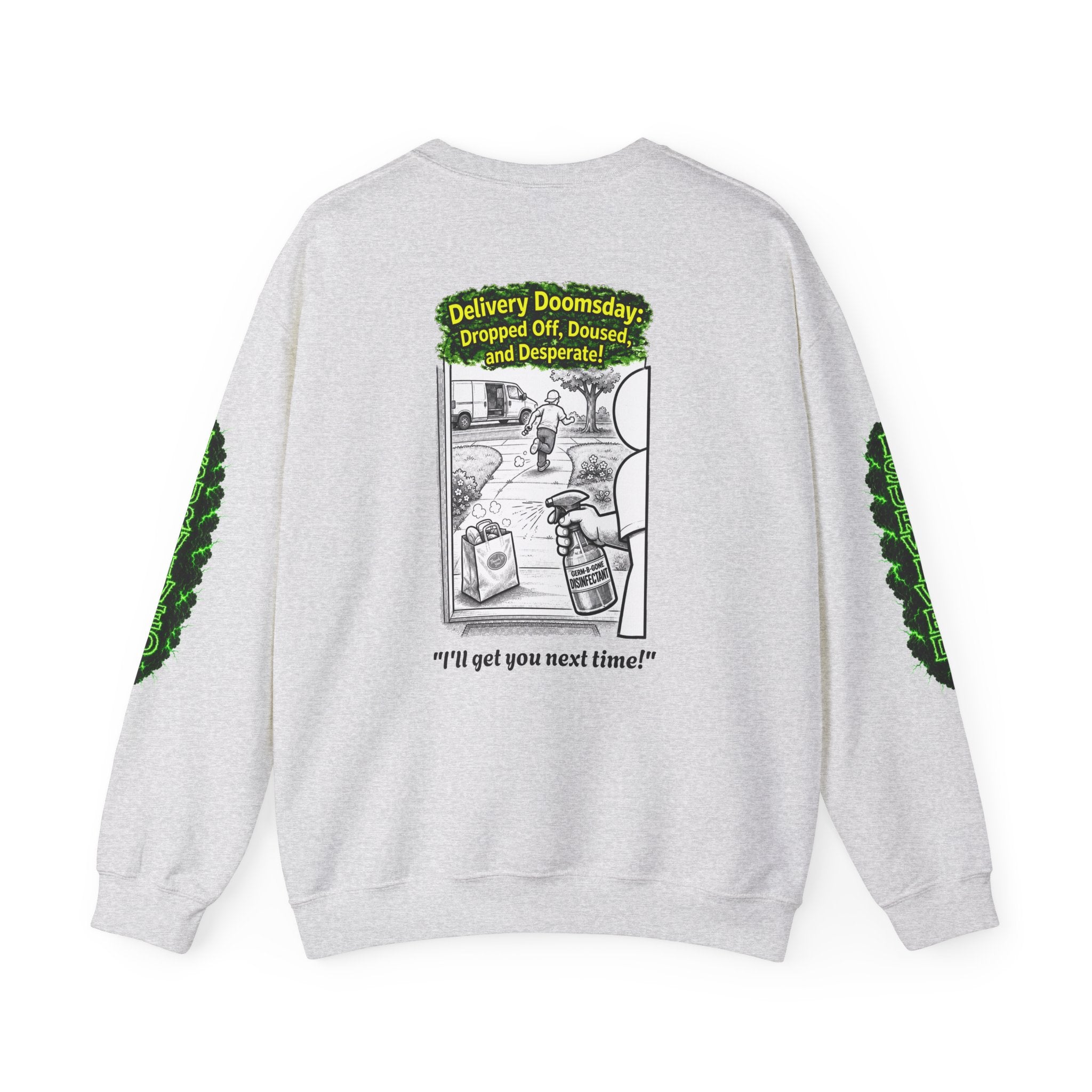 I Survived 2020 — PANDEMIC S1:E5: Director's Cut "Delivery Doomsday" Unisex Heavy Blend™ Crewneck Sweatshirt