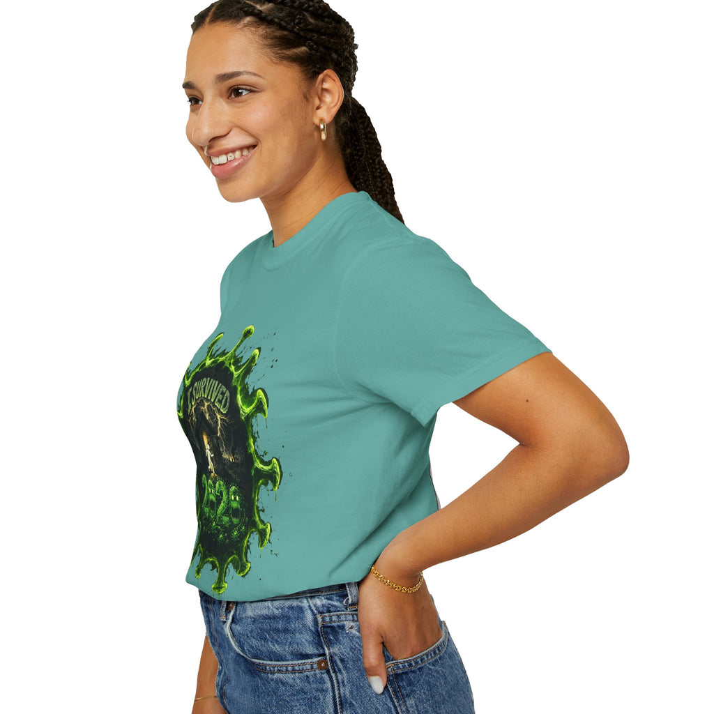 I Survived 2020 — Director's Cut S1:E5 "Delivery Doomsday" | Pandemic Edition Unisex Garment-Dyed T-shirt