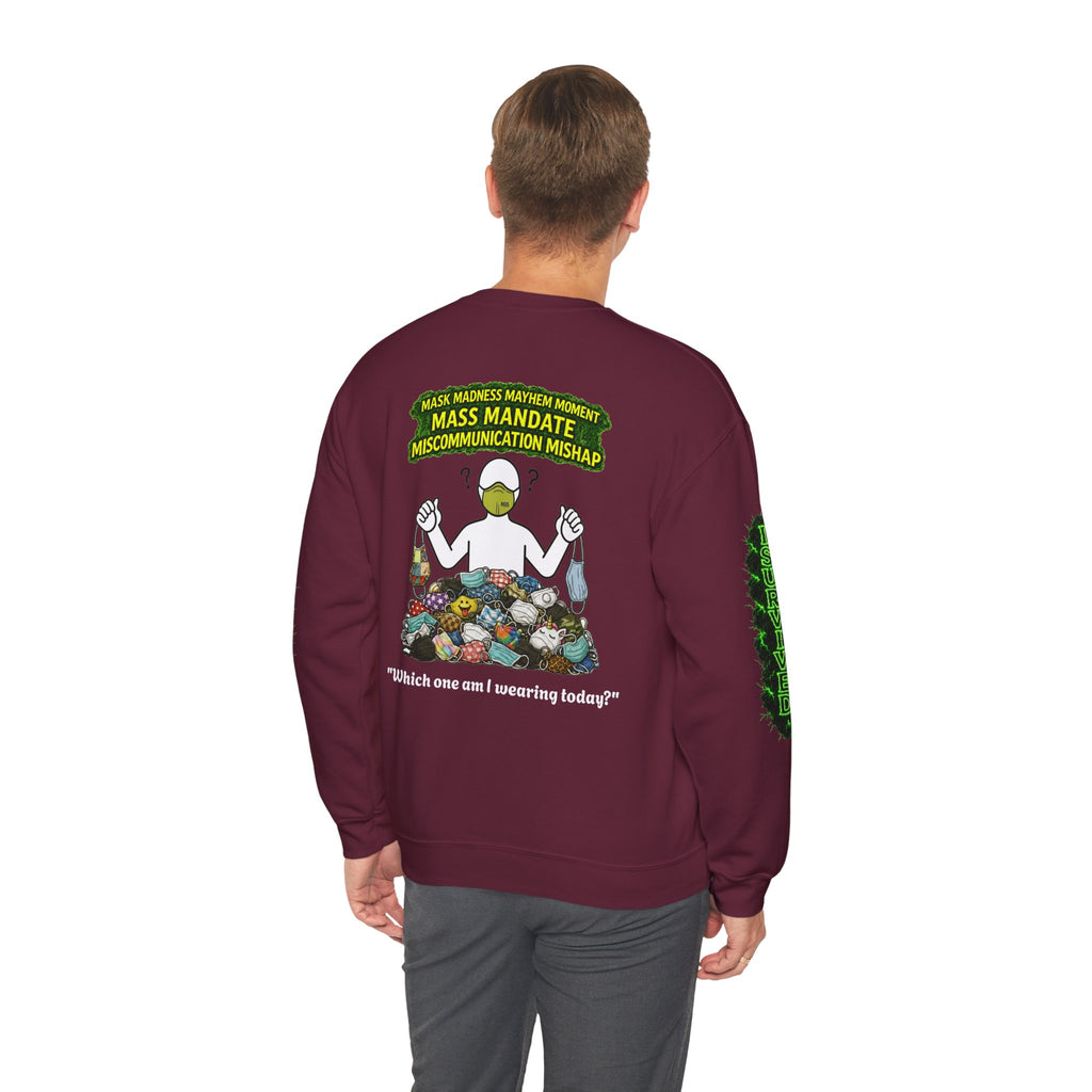 I Survived 2020 — PANDEMIC S1:E4: Director's Cut "Mask Madness" Unisex Heavy Blend™ Crewneck Sweatshirt