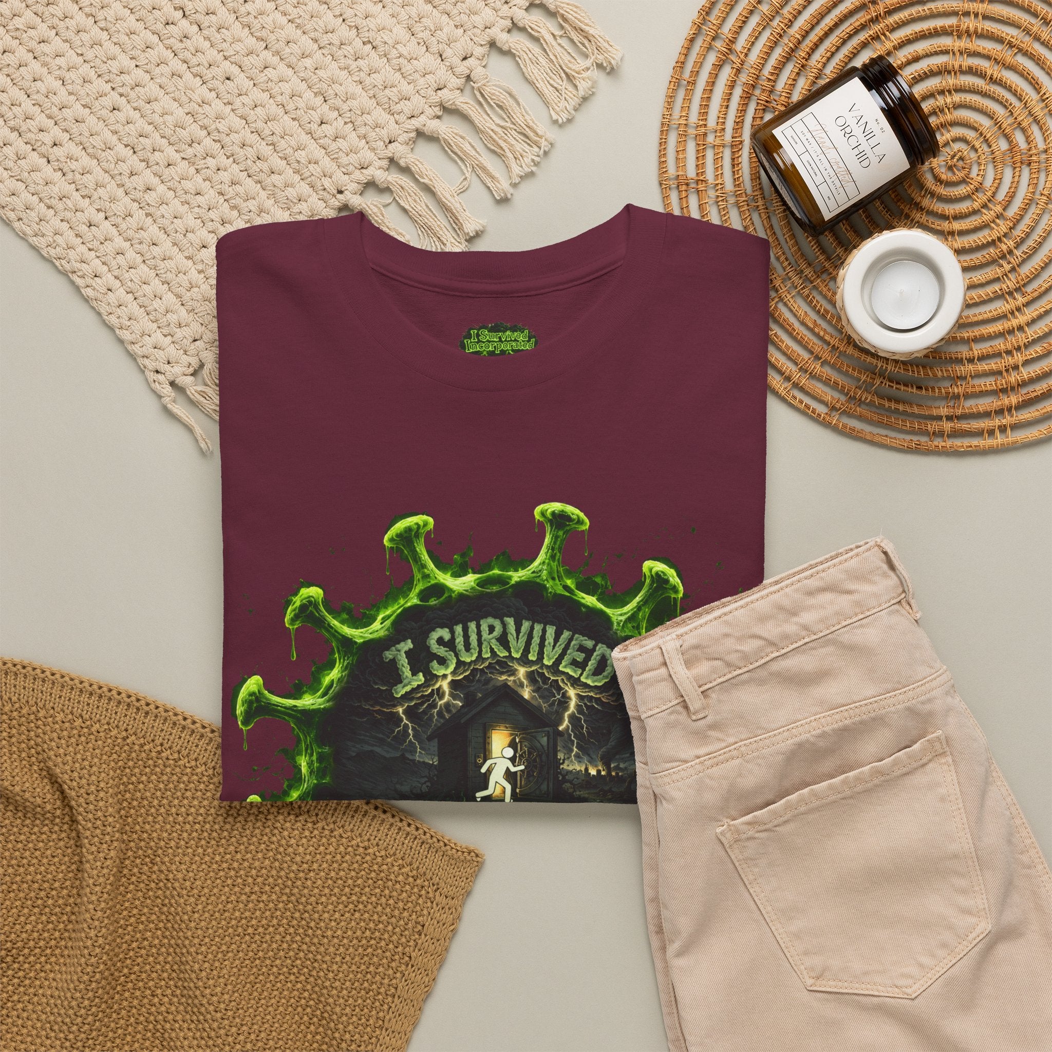 I Survived 2020 — Director's Cut S1:E4 "Mask Madness Mayhem Moment" | Pandemic Edition Unisex Heavy Cotton Tee