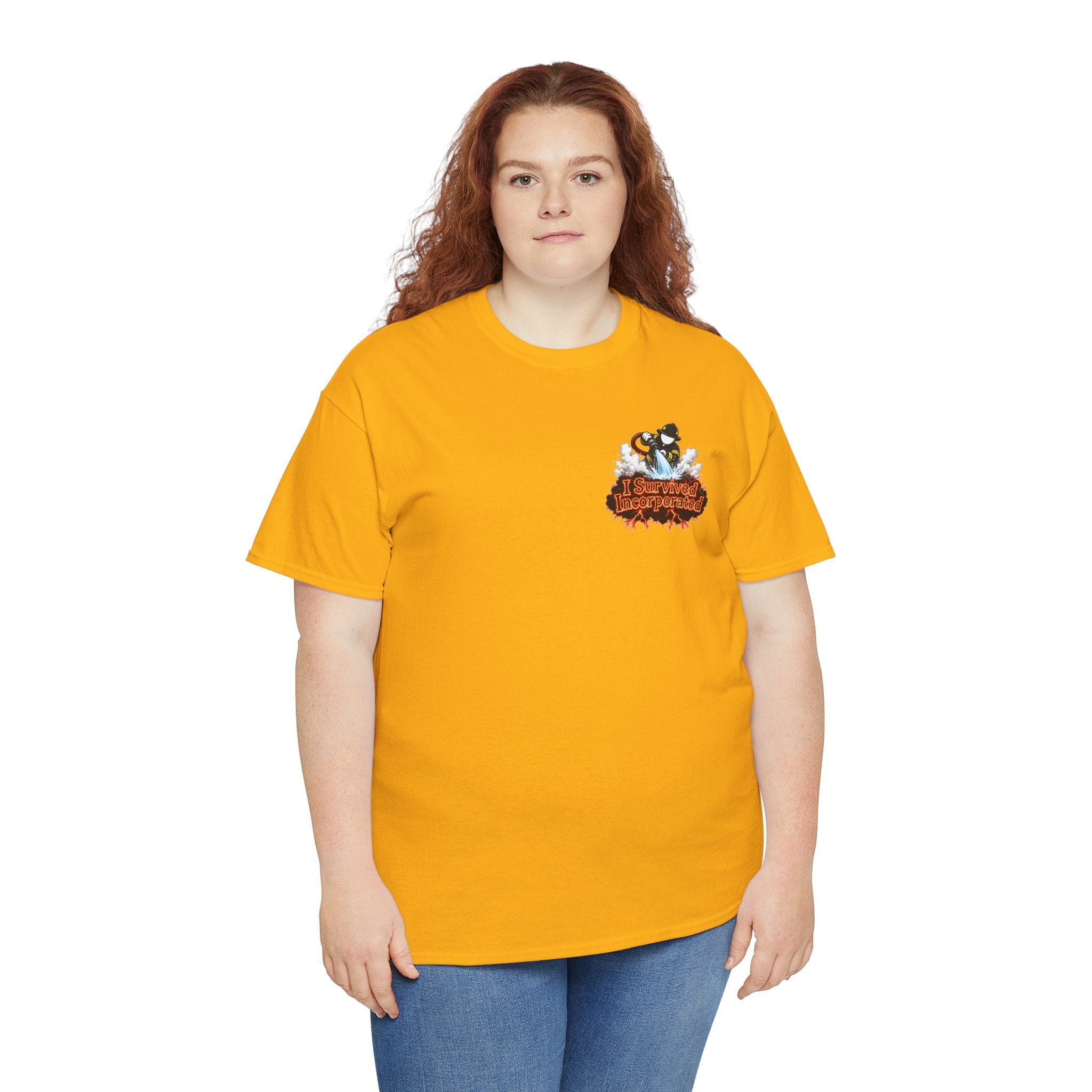 I Survived 2020 — "Please Stand By" Test Pattern Tee Wildfire Signal Edition Summer Premiere Unisex Heavy Cotton Tee