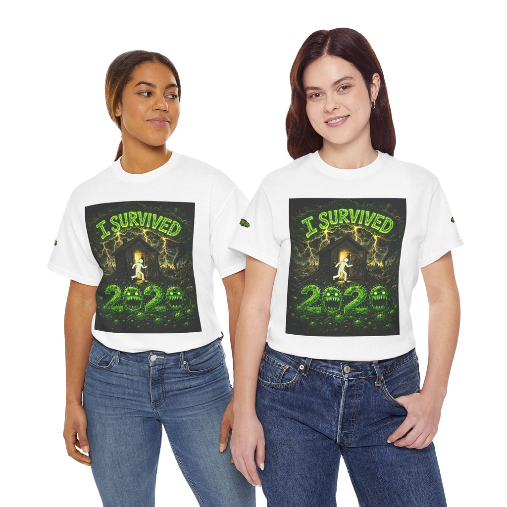 I Survived 2020 — PANDEMIC S1:E2: Special Edition "The Coming of COVID" Unisex Heavy Cotton Tee