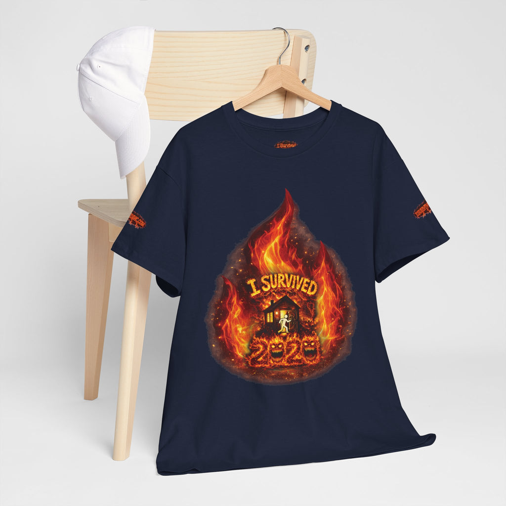 I Survived 2020 — Director's Cut S2:E1 "Berry Creek" | Wildfire Edition Memorial Unisex Heavy Cotton Tee (SPECIAL EDITION)