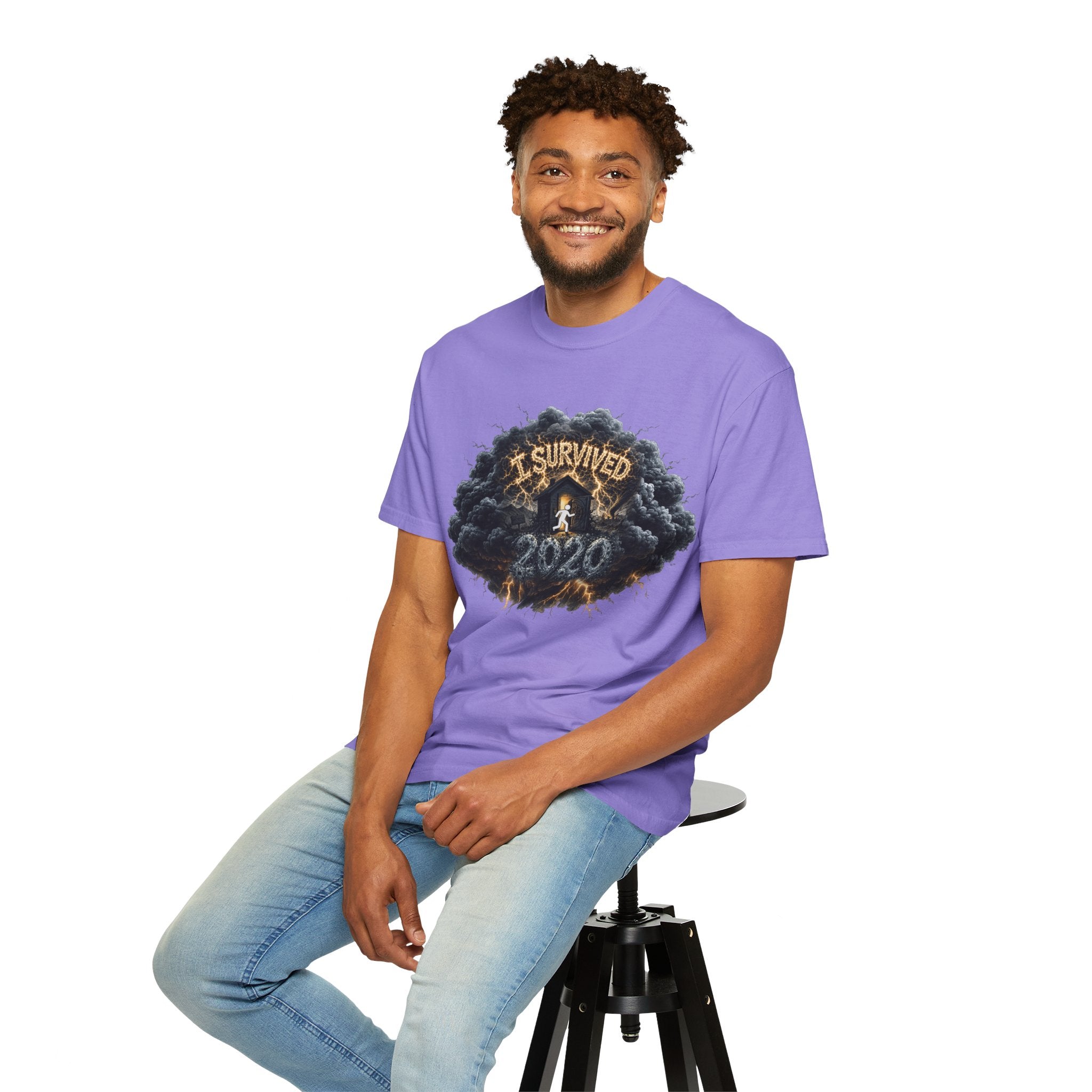I Survived 2020 — Director's Cut Original Design Teaser Tee | Season 1 Premiere Drop Unisex Garment-Dyed T-shirt