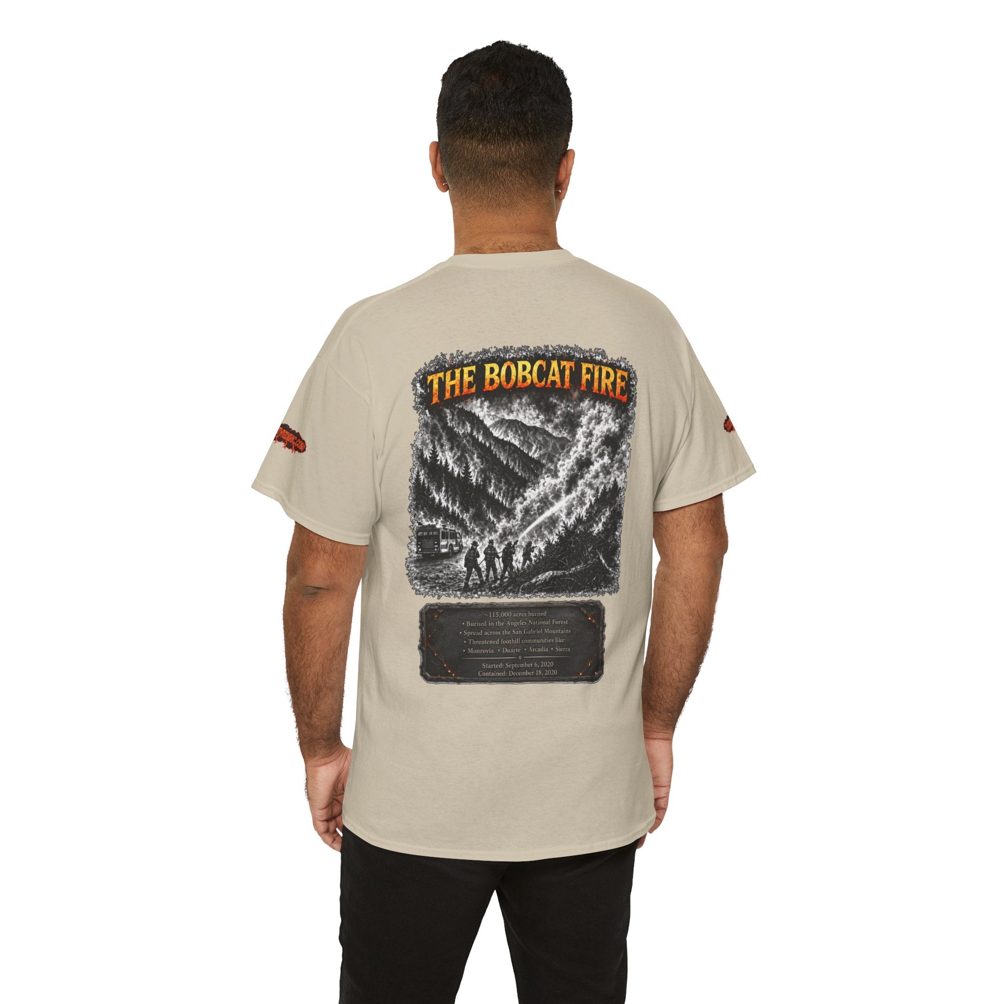 I Survived 2020 — WILDFIRES S2:E2: Special Edition "The Bobcat Fire" Memorial Unisex Heavy Cotton Tee