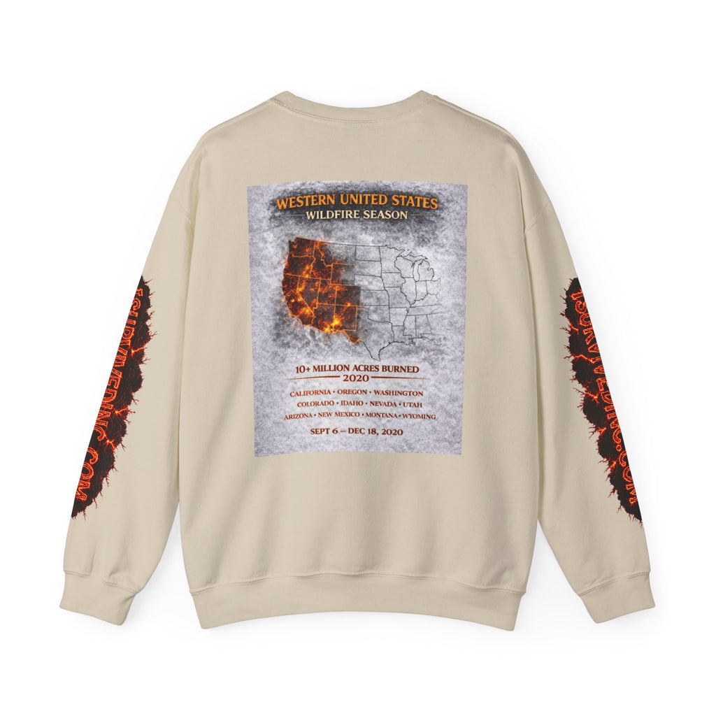 I Survived 2020 — S2:E4 "Western U.S. Wildfire Season" | Mid-Season Finale Pt. 1 | Wildfire Edition Memorial Unisex Heavy Blend™ Crewneck Sweatshirt