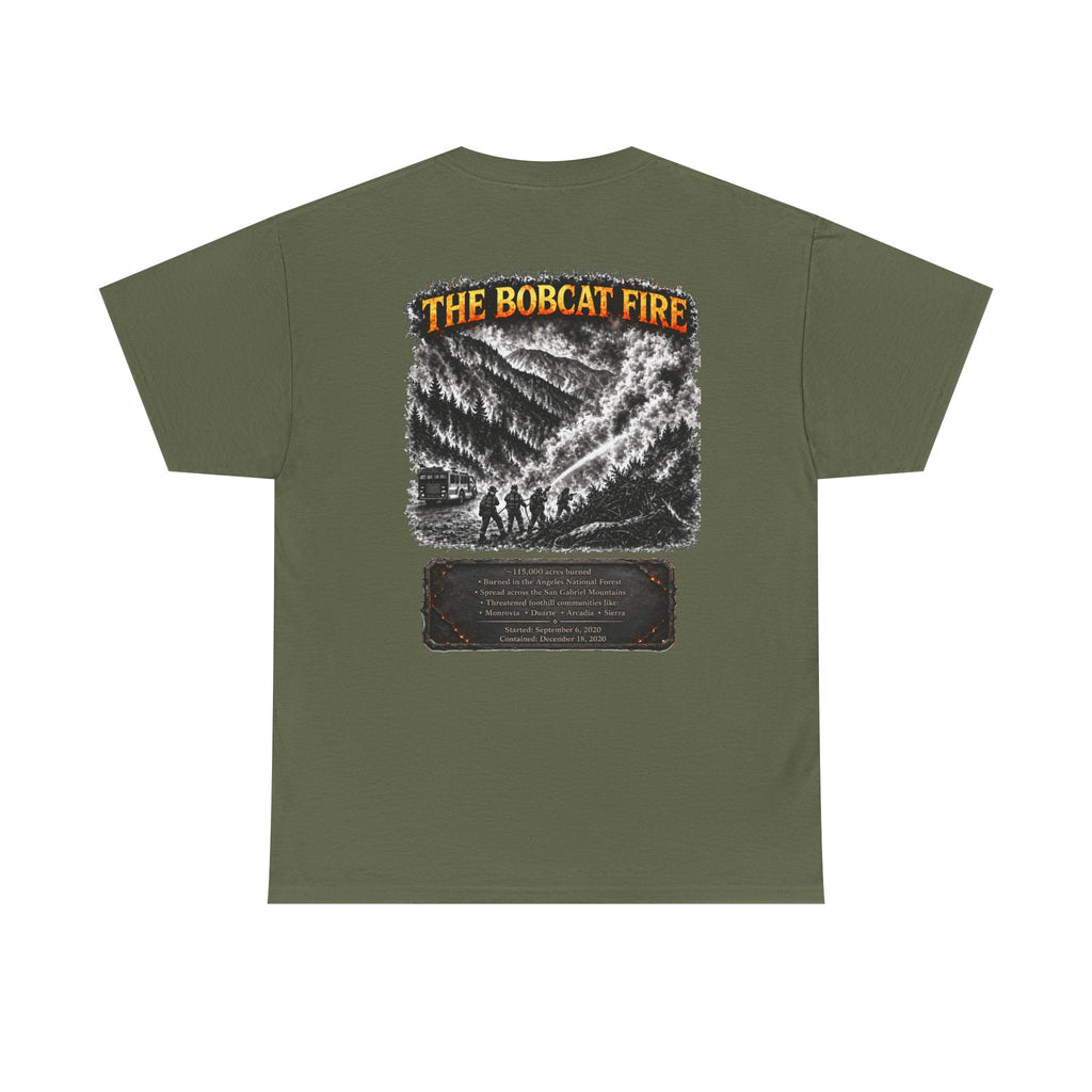 I Survived 2020 — Director's Cut S2:E2 "The Bobcat Fire" | Wildfire Edition Memorial Unisex Heavy Cotton Tee