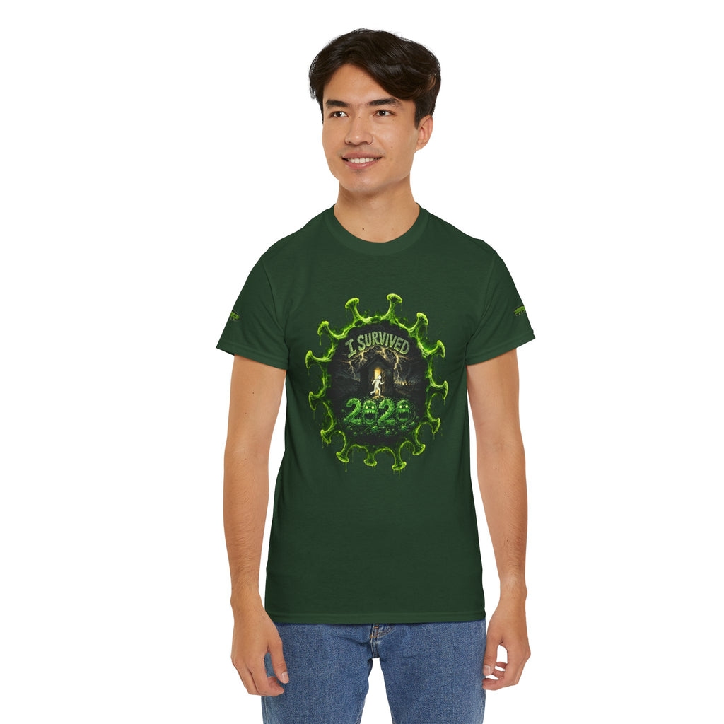 I Survived 2020 — Director's Cut S1:E1 "COVID-19: The Coronavirus" | Pandemic Edition Unisex Heavy Cotton Tee (SPECIAL EDITION)