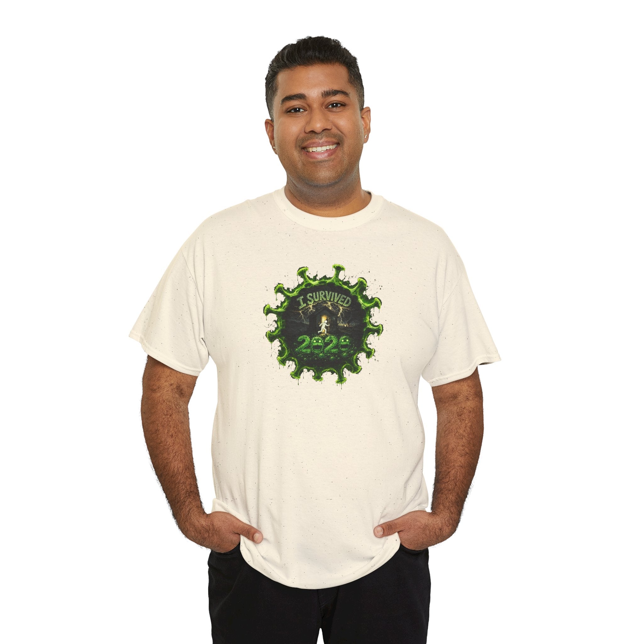 I Survived 2020 — PANDEMIC S1:E4: Director's Cut "Mask Madness" Unisex Heavy Cotton Tee