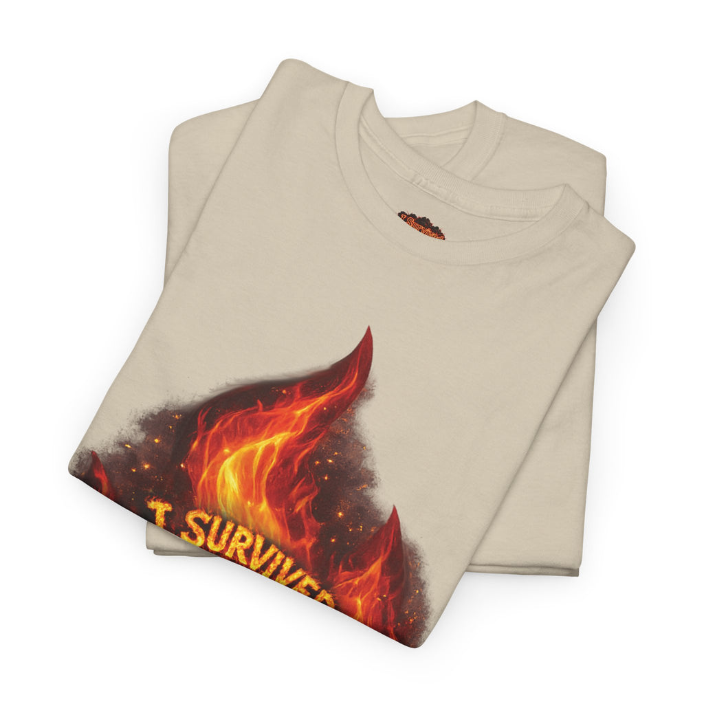 I Survived 2020 — Director's Cut S2:E1 "Berry Creek" | Wildfire Edition Memorial Unisex Heavy Cotton Tee