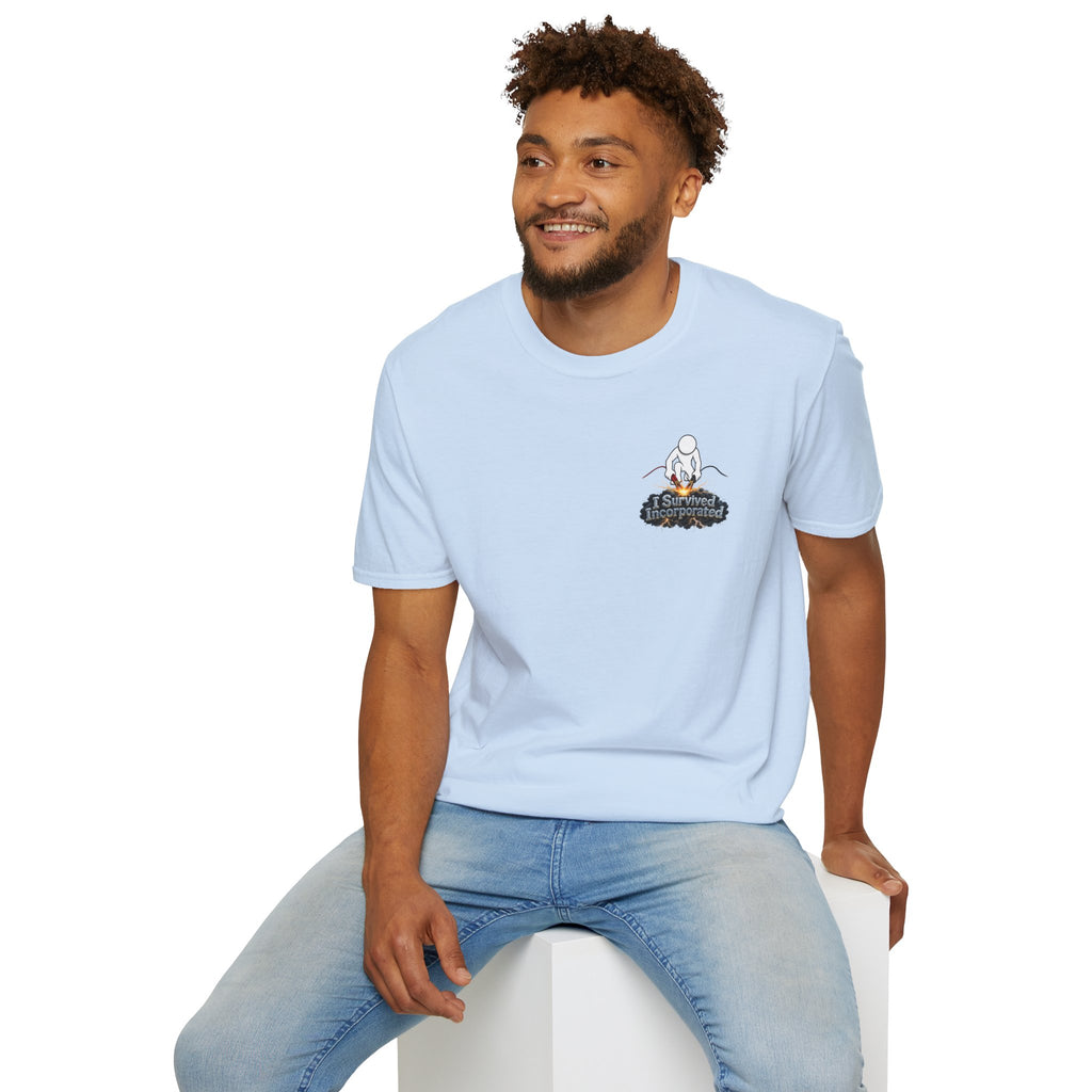 I Survived 2020 — "Please Stand By" Test Pattern Tee Summer Premier Unisex Softstyle T-Shirt