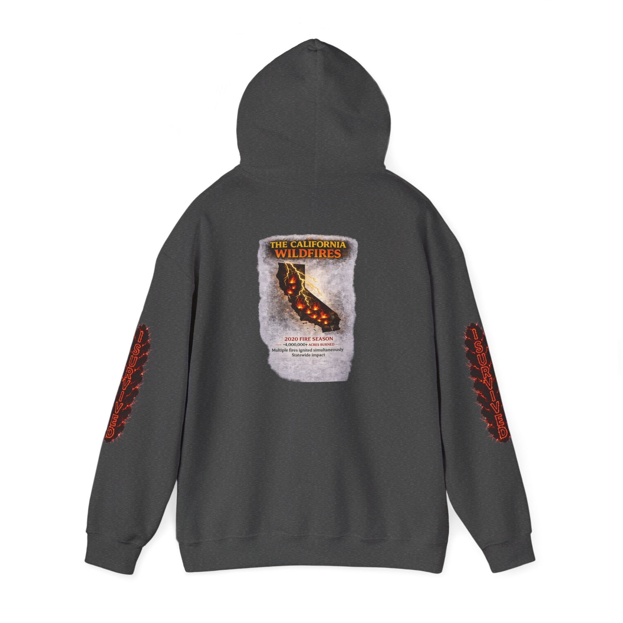 I Survived 2020 — Director's Cut S2:E3 "The California Wildfires" | Wildfire Edition Memorial Hoodie Sweatshirt