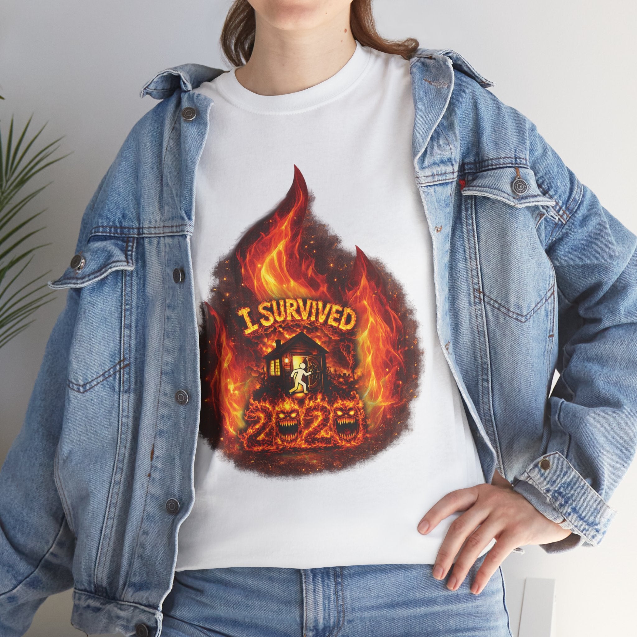 I Survived 2020 — Director's Cut S2:E1 "Berry Creek" | Wildfire Edition Memorial Unisex Heavy Cotton Tee (SPECIAL EDITION)