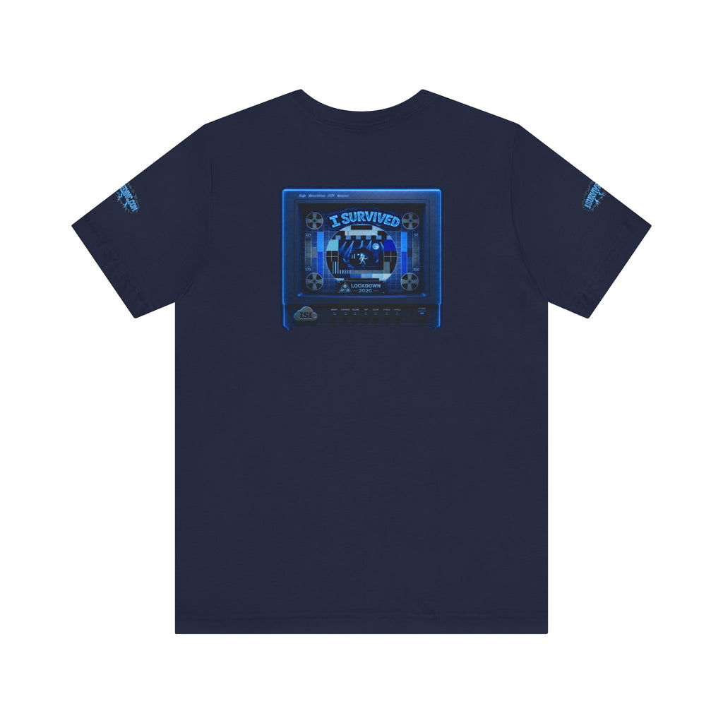 I Survived 2020 — "Please Stand By" Test Pattern Tee Lockdown Special Edition Summer Exclusive Unisex Jersey Short Sleeve Tee