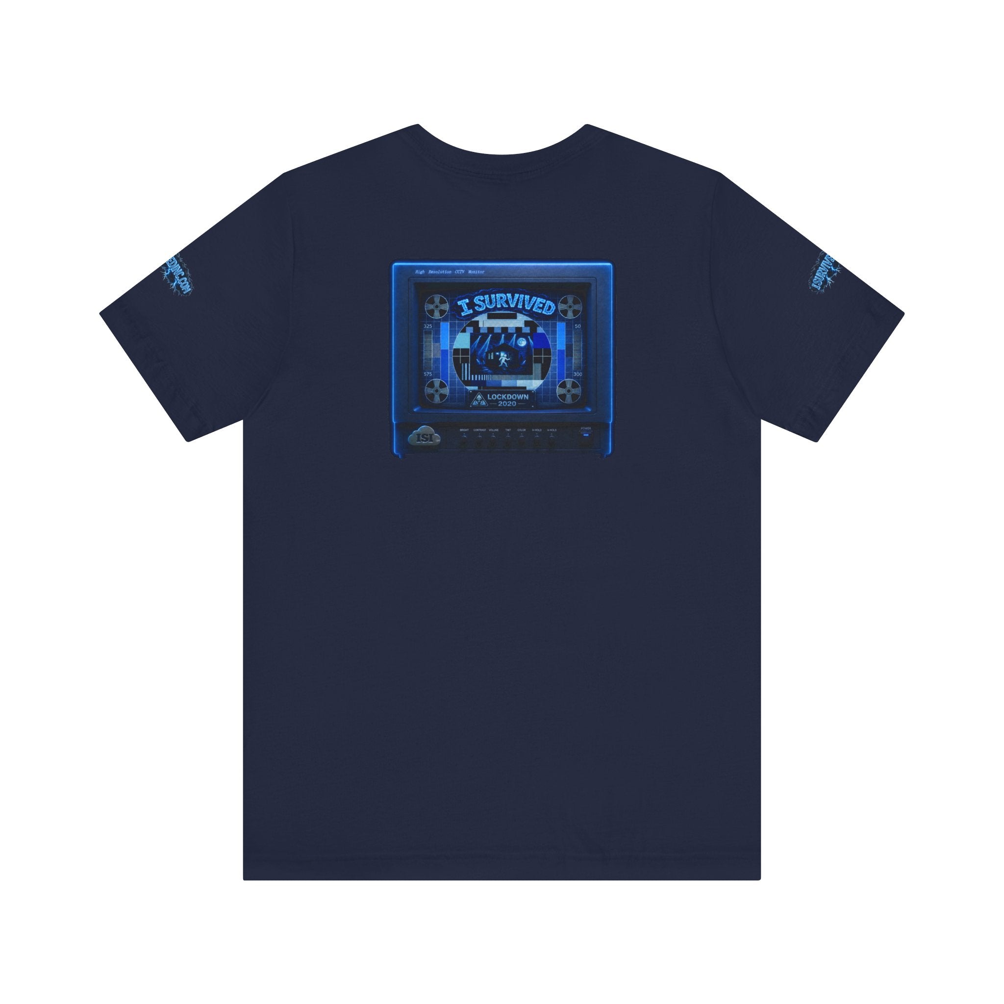 I Survived 2020 — "Please Stand By" Test Pattern Tee Lockdown Special Edition Summer Exclusive Unisex Jersey Short Sleeve Tee