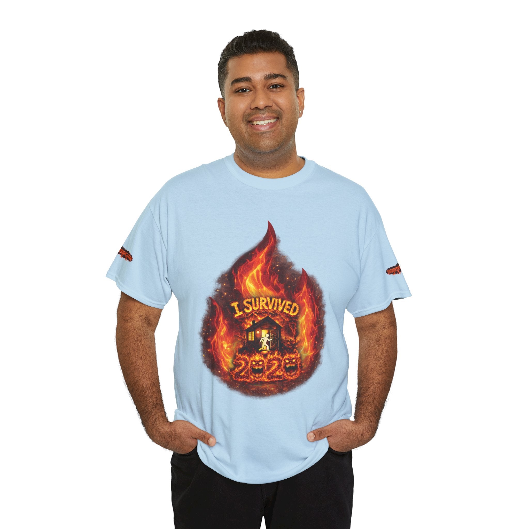 I Survived 2020 — Director's Cut S2:E1 "Berry Creek" | Wildfire Edition Memorial Unisex Heavy Cotton Tee (SPECIAL EDITION)