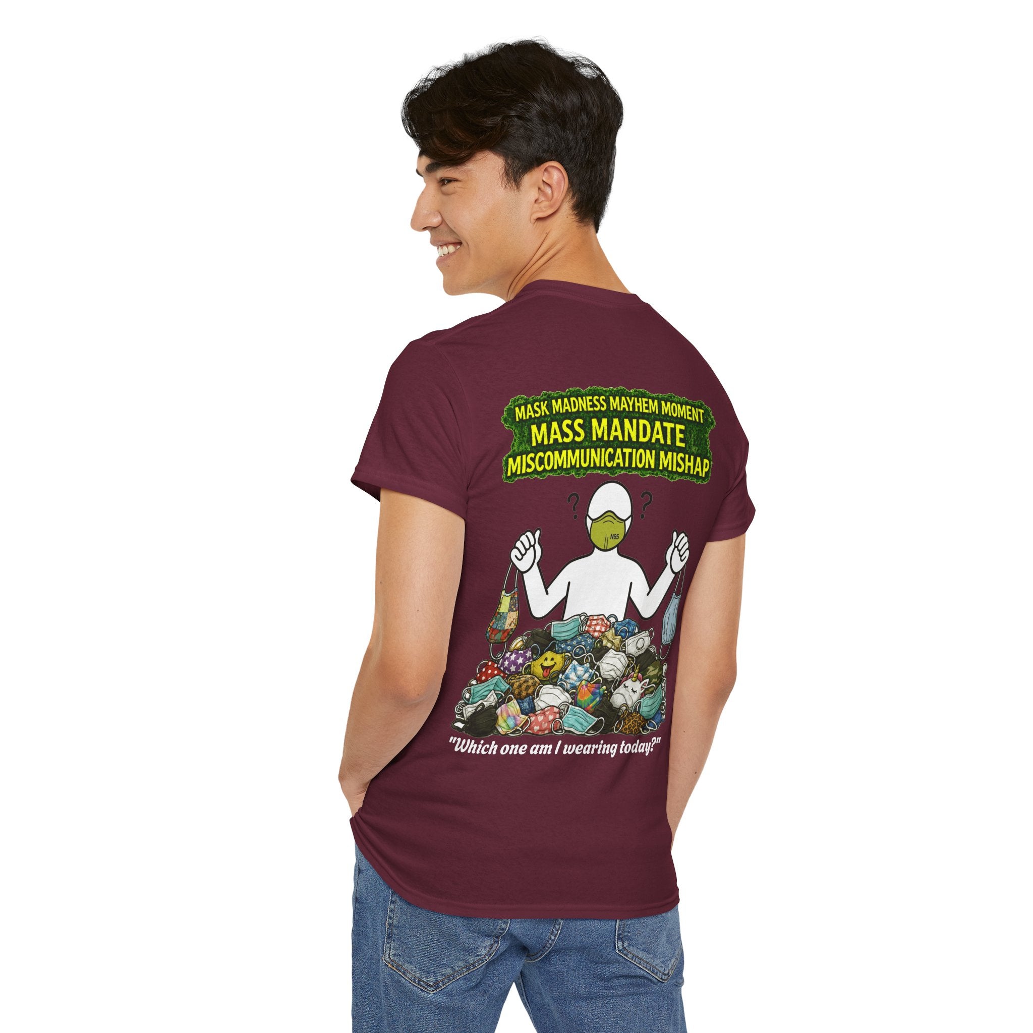 Sobreviví al 2020 — T1:E4 "Caos en Mascarillas: Un Momento de Locura" | Camiseta Unisex de Algodón Grueso Edición Pandemia (EDICIÓN ESPECIAL)
