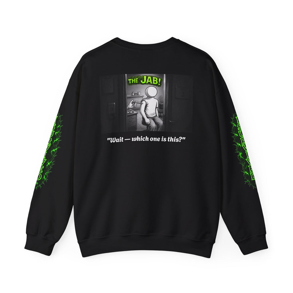 I Survived 2020 — Director's Cut S1:E3 "The Jab!" | Pandemic Edition Unisex Heavy Blend™ Crewneck Sweatshirt