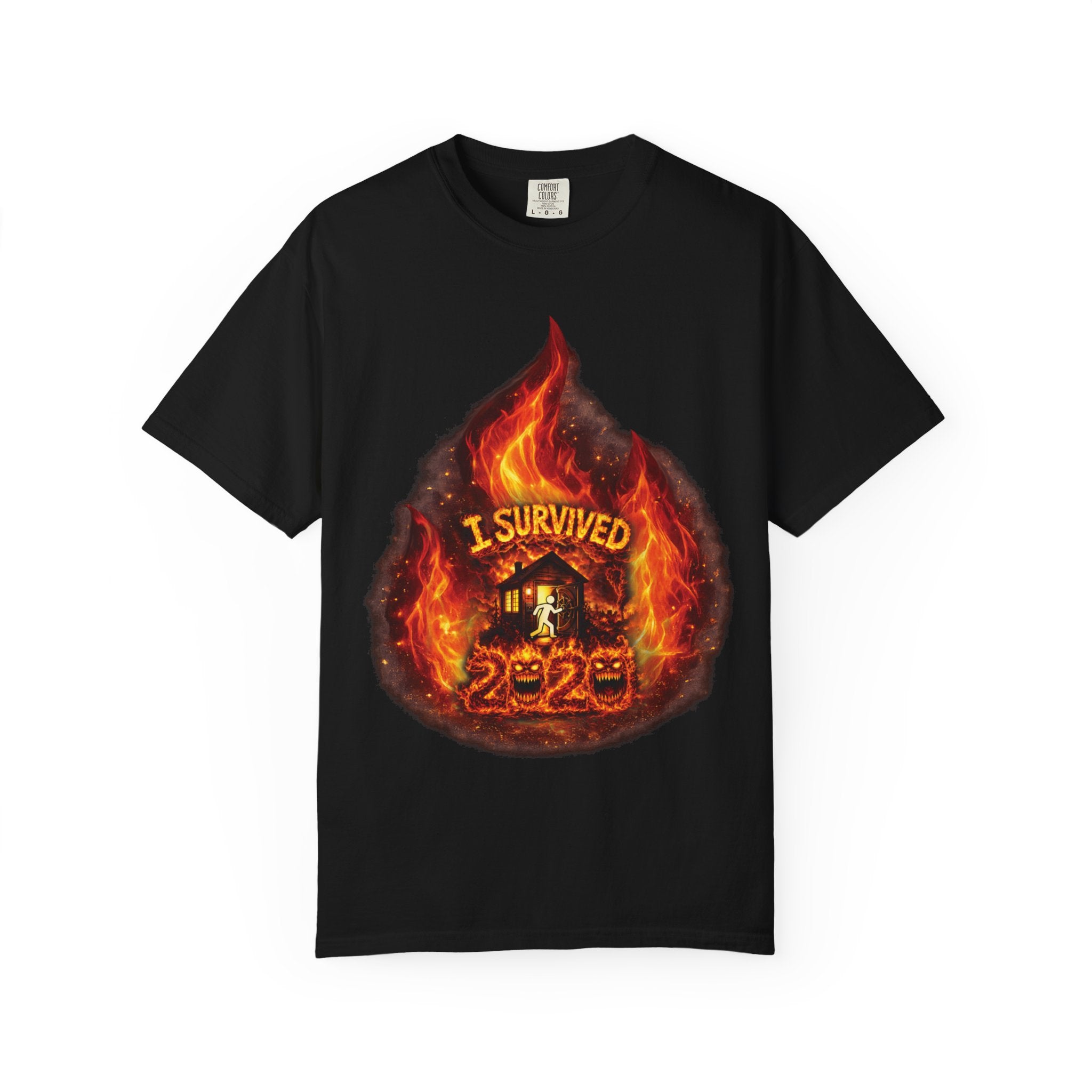 I Survived 2020 — Director's Cut S2:E3 "The California Wildfires" | Wildfire Edition Memorial Unisex Garment-Dyed T-shirt