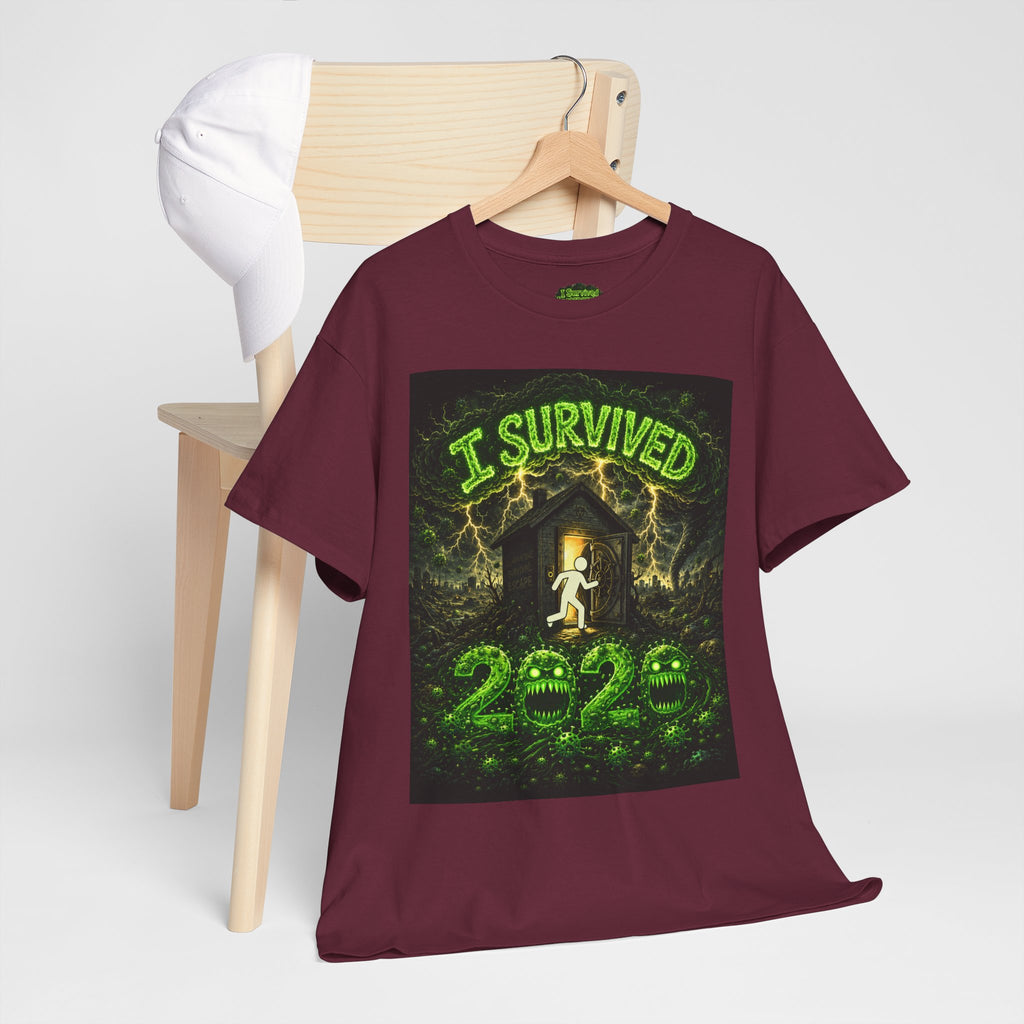 I Survived 2020 — S1:E2 "The Coming of COVID" | Pandemic Edition Unisex Heavy Cotton Tee
