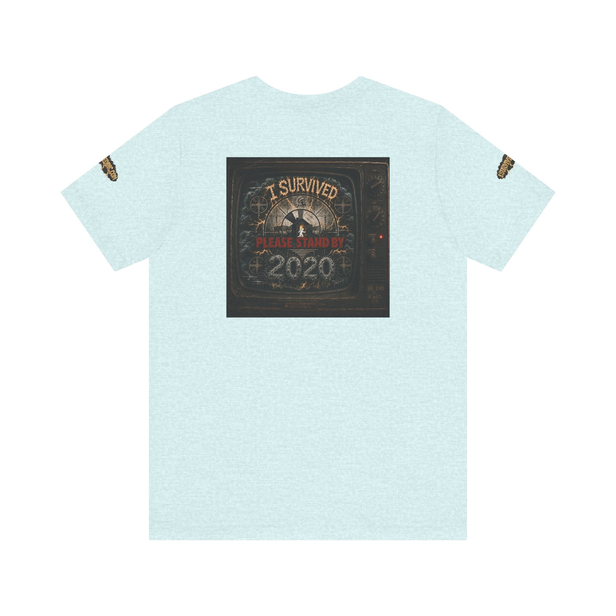 I Survived 2020 — "Please Stand By" Test Pattern Tee Special Edition Summer Premier Unisex Jersey Short Sleeve Tee