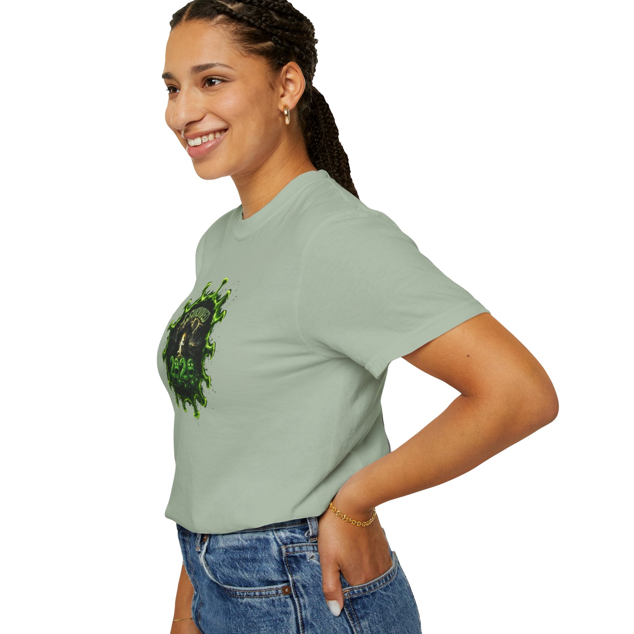 I Survived 2020 — PANDEMIC S1:E5: Director's Cut "Delivery Doomsday" Unisex Garment-Dyed T-shirt