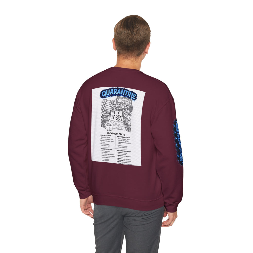I Survived 2020 — Director's Cut S3:E1 "Quarantine" | Lockdown Edition Documentary Unisex Heavy Blend™ Crewneck Sweatshirt