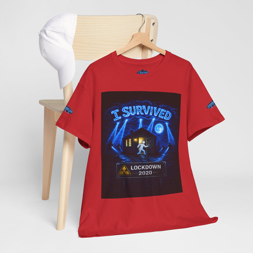 J'ai survécu à 2020 — S3:E1 « Quarantaine » | T-shirt unisexe en coton épais édition Confinement (ÉDITION SPÉCIALE)