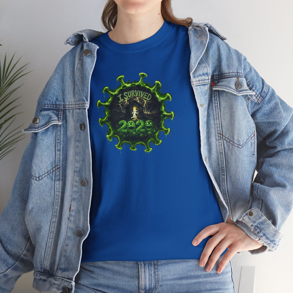 I Survived 2020 — PANDEMIC S1:E3: Director's Cut "The Jab!" Unisex Heavy Cotton Tee