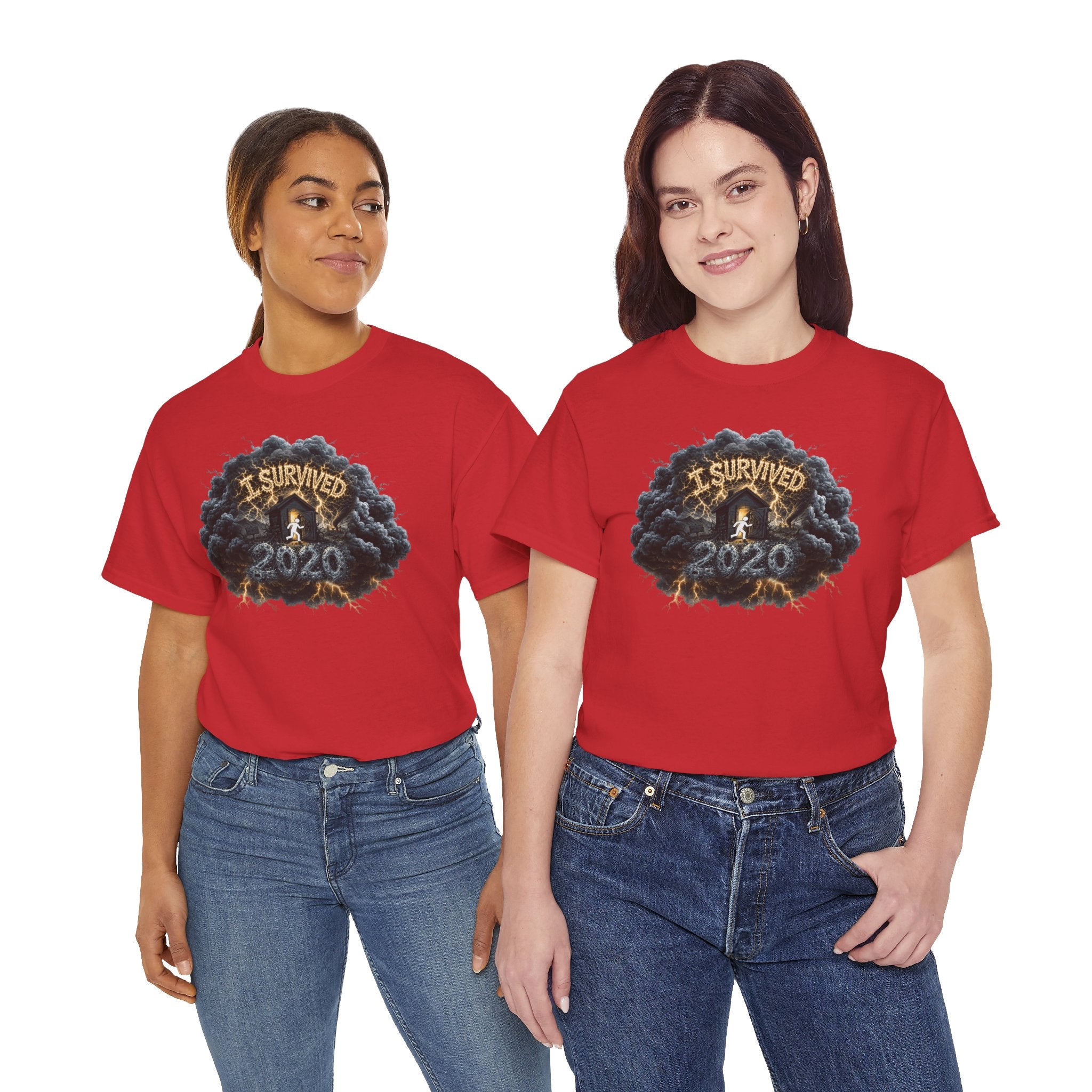 I Survived 2020 — Director's Cut Original Design Teaser Tee | Season 1 Premiere Drop Unisex Heavy Cotton Tee