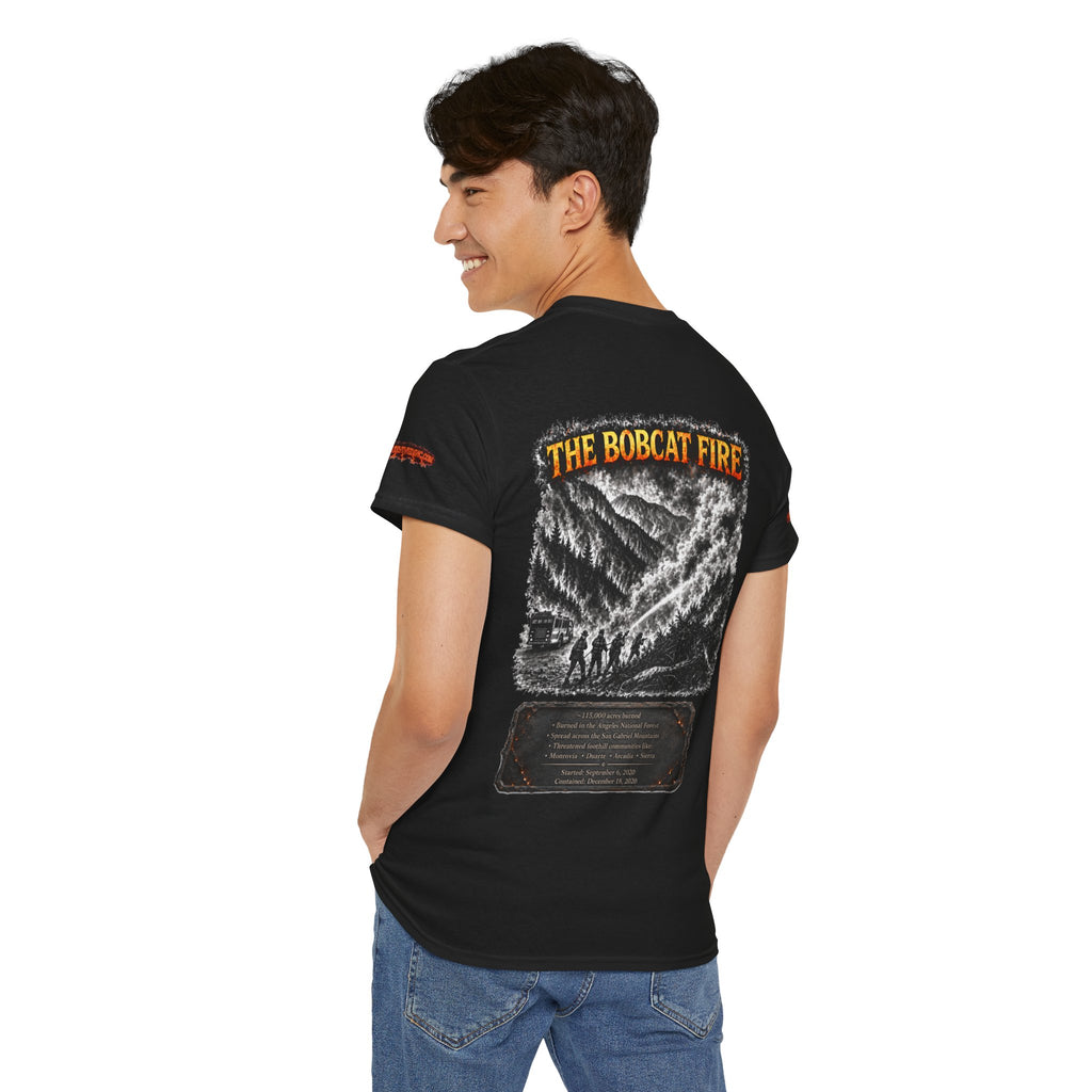 I Survived 2020 — Director's Cut S2:E2 "The Bobcat Fire" | Wildfire Edition Memorial Unisex Heavy Cotton Tee (SPECIAL EDITION)