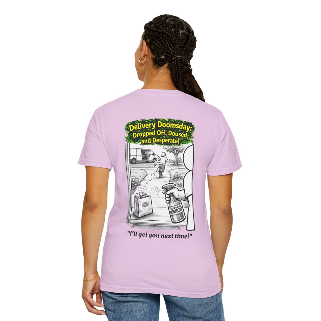 I Survived 2020 — PANDEMIC S1:E5: Director's Cut "Delivery Doomsday" Unisex Garment-Dyed T-shirt